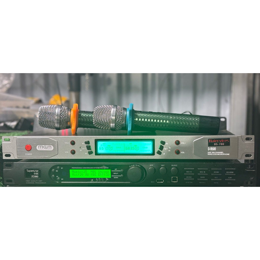 Micro không dây Baier 780 bãi xịn mặt nhôm