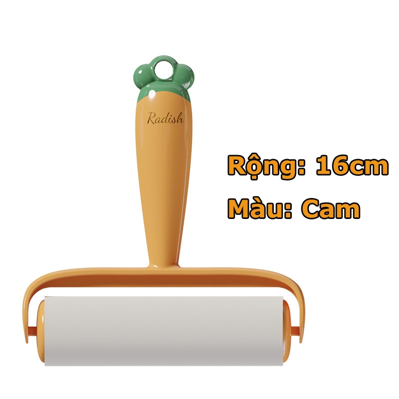 Combo-Cây lăn bụi cà rốt lõi cây lăn bụi,làm sạch quần áo lăn giường sofa lăn lông chó mèo】