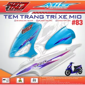 TEM XE MIO SPORT #83 (TEM 3 LỚP - CỰC NÉT - CỰC ĐẸP - SIÊU CUTE)