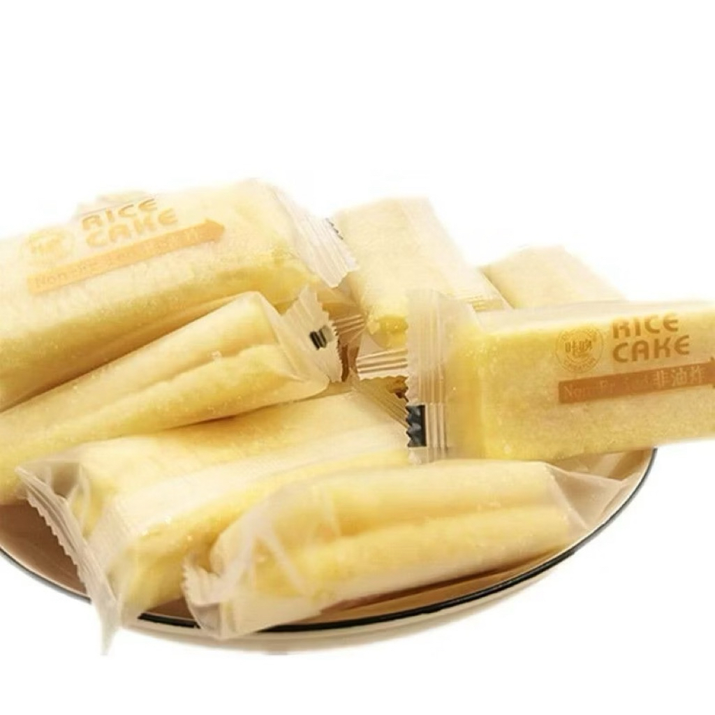 {Hot} Bánh gạo rice cake hương vị Đài Loan ăn nhẹ trứng lòng đỏ gạo - 300g
