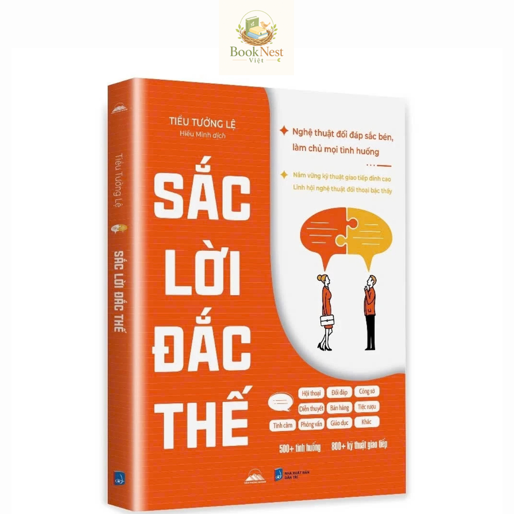 Bìa sách Sắc Lời Đắc Thế - Nghệ Thuật Đối Đáp Sắc Bén - Tiên Phong Books