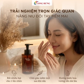 Nước rửa tay hương nước hoa Hetras Bubble Hand Wash (515ml)