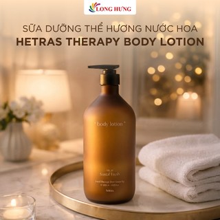 Sữa dưỡng thể hương nước hoa Hetras Therapy Body Lotion (1013 ml)