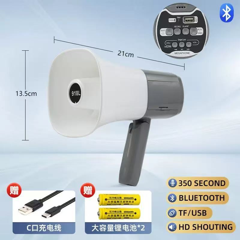 Loa Phóng Thanh 918L  Bluetooth/918U Ghi Âm, Phát Lại Có Cổng Usb Thẻ Nhớ(1pin)/ (2 pin)
