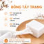 Bông Tẩy Trang Pháp Tetra Medical Carrés De Coton 500-600 miếng Le Soin Làl'état Pur 500- 600 Miếng