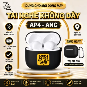 Tai Nghe Hổ Vằn Bluetooth AP 4 Bản Cao Cấp Pin 4-6H Bass Căng Đàm Thoại Định Vị Full Chức Năng Bảo Hành 12 Tháng