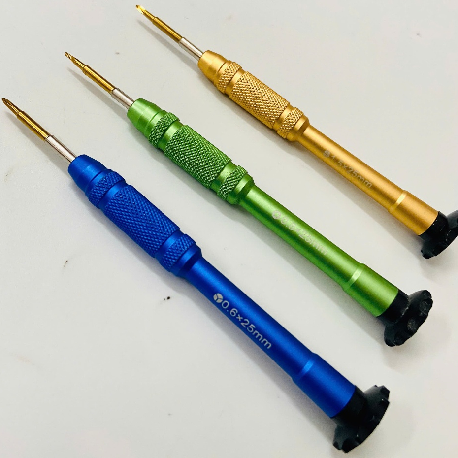 Tua vít tháo mở điện thoại đầu Y000 0.6mm + Pentalobe 0.8 + Phillips 1.5mm
