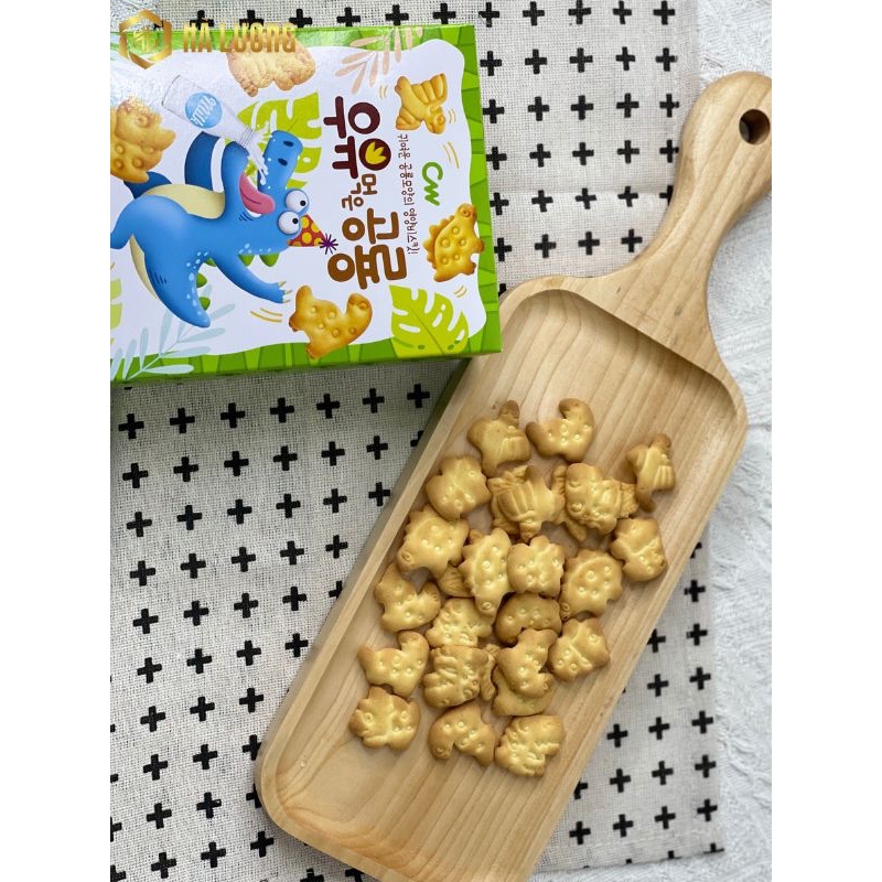 Bánh Quy Khủng Long Jurassic CW Hàn Quốc 60g Cho Bé Từ 1 Tuổi – Bánh Quy Ăn Dặm Hình Thú