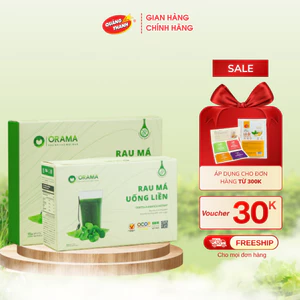 Bột Rau Má Uống Liền Quảng Thanh, Sấy Lạnh Nguyên Chất Hộp Tiện Lợi - Mát gan, giải nhiệt cơ thể