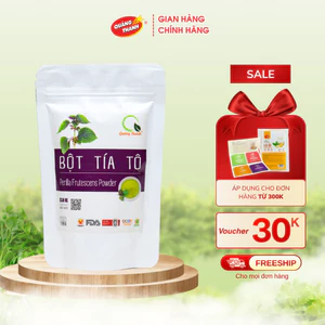 Bột Tía Tô Quảng Thanh 100% Nguyên Chất Sấy Lạnh Túi 100g - Bổ phổi phế, đẹp da, hỗ trợ bệnh Gout