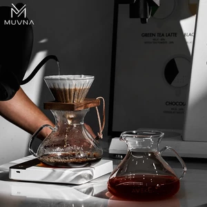Bình Rót Cà Phê Server Có Tay Cầm Awake & Tornado 450ml MUVNA | Coffee Sharing Pot/ Server