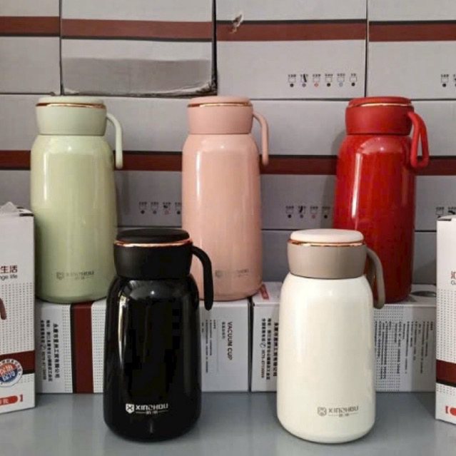 Bình giữ nhiệt mini 300ml lõi inox 316 Kích Thước 7x14.5cm đựng sữa, cà phê nhỏ gọn tiện lợi