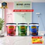 Combo sơn màu nội thất 5/18 Lít- Sơn mịn trong nhà, sơn mịn ngoài trời ,sơn nội thất màu sang trọng [Tặng kèm lu lăn]