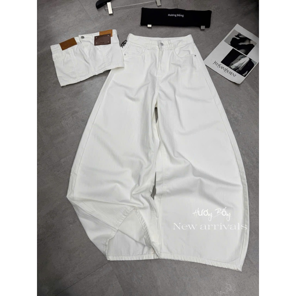 Set áo quây quần jeans suông