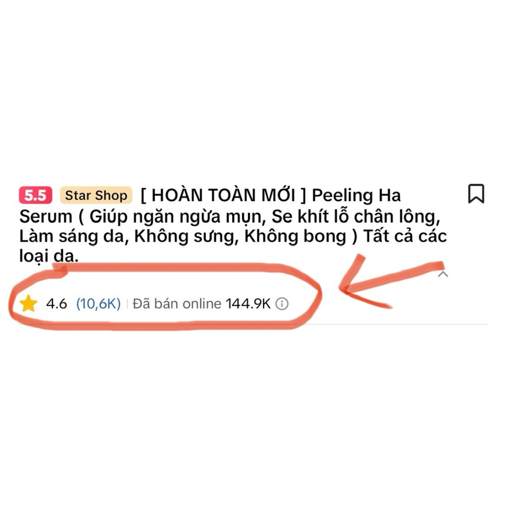 [ HOÀN TOÀN MỚI ] Peeling Ha Serum ( Giúp ngăn ngừa mụn, Se khít lỗ chân lông, Làm sáng da, Không sưng, Không bong )