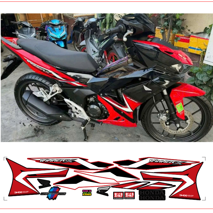 Tem rời WINNER X V3 V4 cao cấp chất liệu in3 lớp chống nướ không phai màu. khong dán cho v2