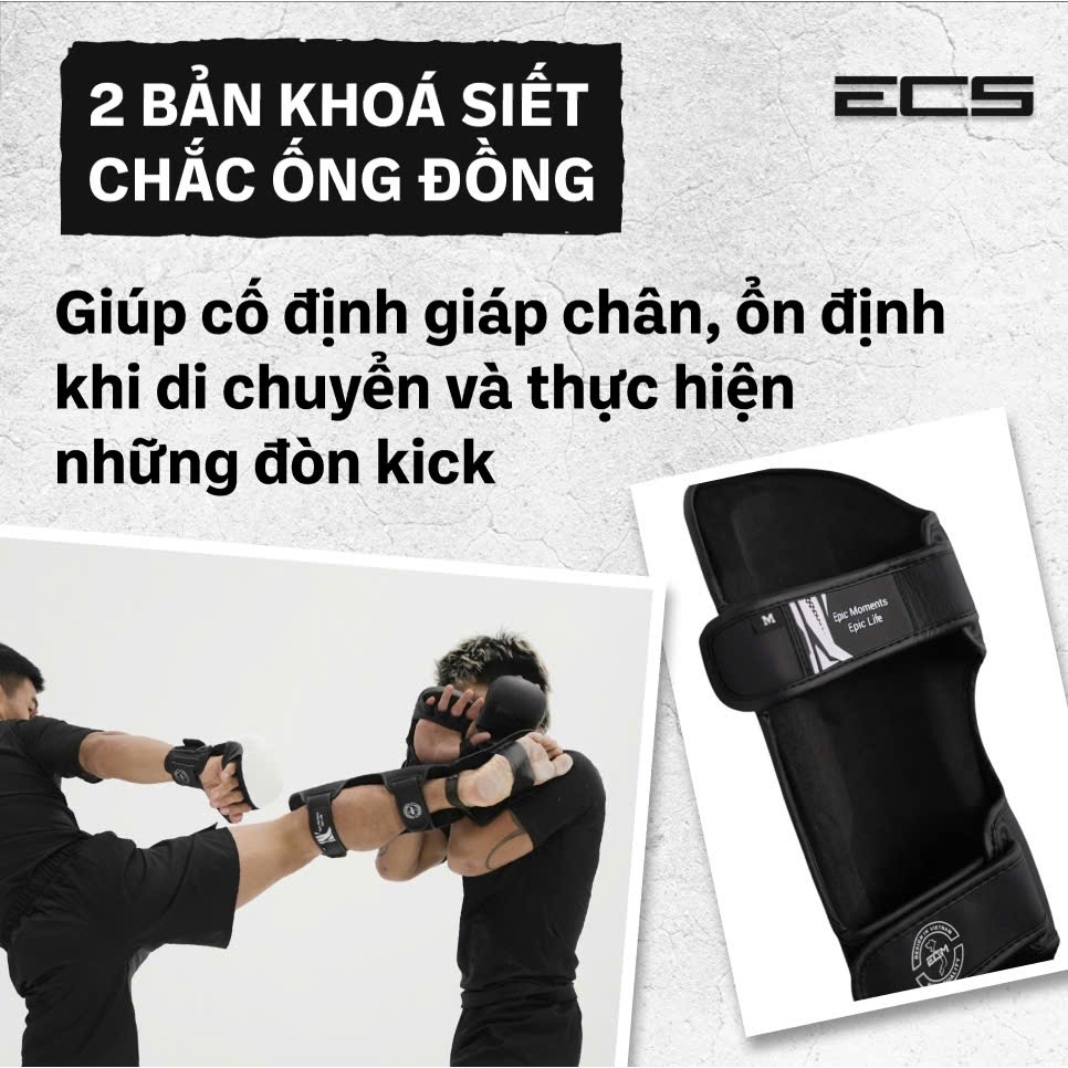 Bảo Vệ Chân ECM, Giáp Chân Kickboxing, MMA ECM 1.0, Bảo Vệ Ống Đồng