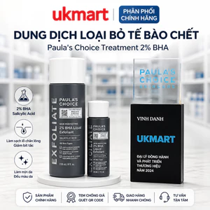 Dung Dịch Paula's Choice Loại Bỏ Da Chết Chứa 2% BHA Skin Perfecting Liquid Exfoliant 30ml - 118ml