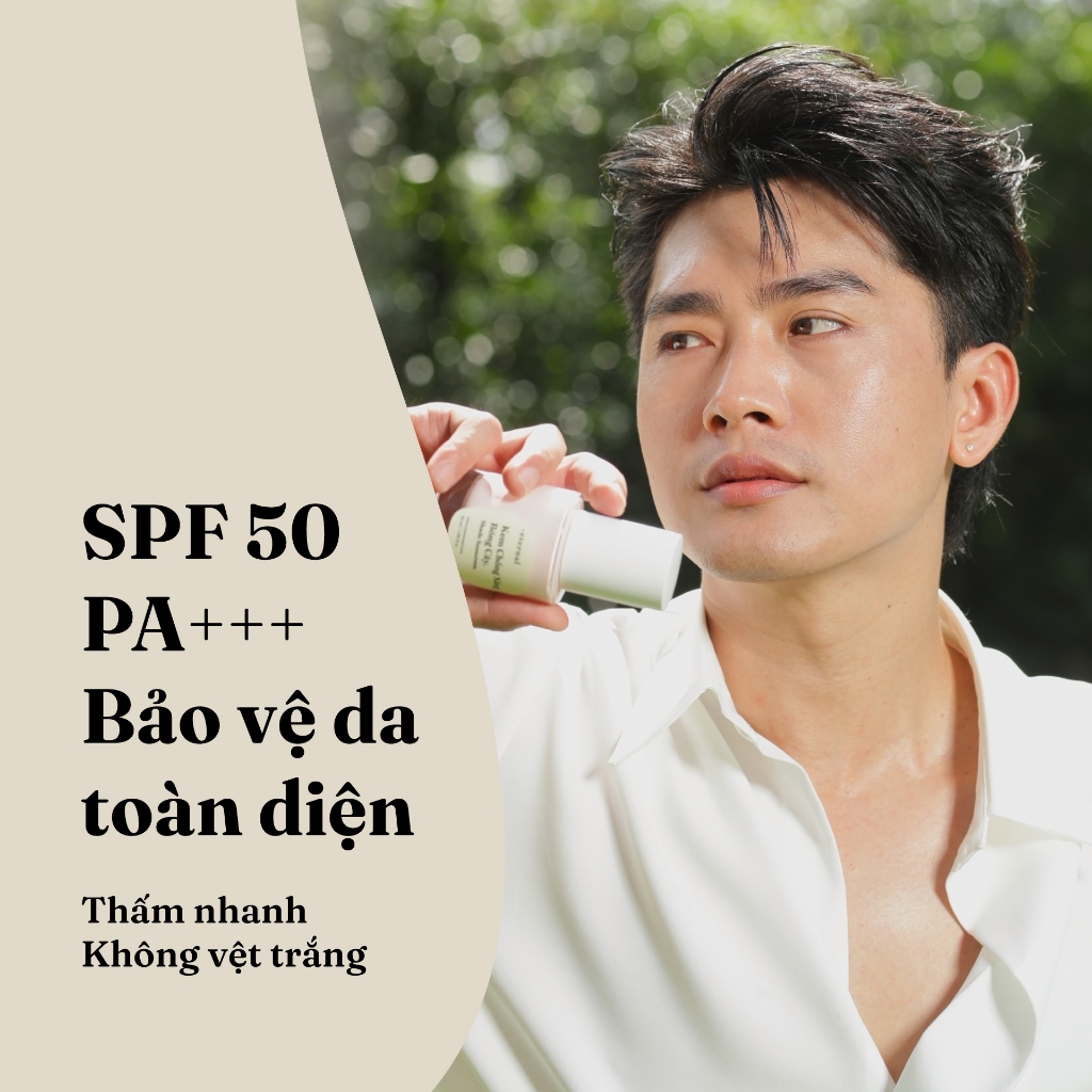 Kem Chống Nắng Bóng Cây Eternal 50ml – Kem Chống Nắng Ngừa Lão Hóa SPF 50 PA+++ Dưỡng Ẩm, Làm Dịu