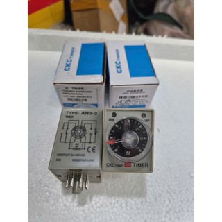 Rơ le thời gian AH3-3 kèm Đế , IC TIMER Nguồn 220V