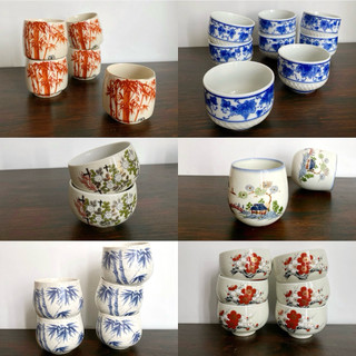 Set Bộ Cốc Chén Trà Gốm Nhật - Gốm Nhật 2hand