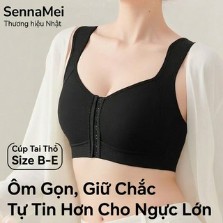 Áo Ngực Thể Thao Size Lớn Giảm Chấn Động - Cài Phía Trước, Hỗ Trợ Ngực & Thiết Kế Mỏng Nhẹ