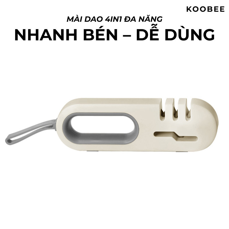 Dụng Cụ Mài Dao Kéo Đa Năng KOOBEE 4IN1 - Máy Mài Cầm Tay Tiện Lợi, Nhanh Bén Siêu Bền | 184