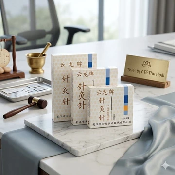 [ Kim Vân Long- Chính Hãng ] Kim châm cứu VÂN LONG - Kim châm cứu vô trùng dạng vỉ - Date mới