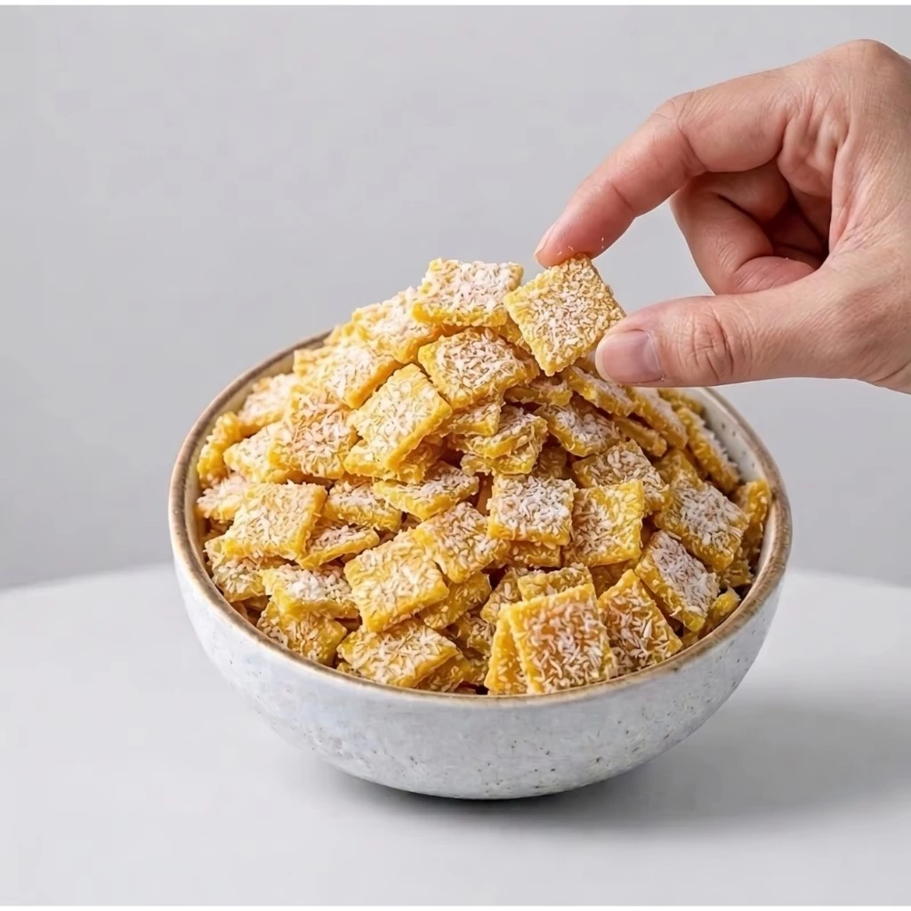 Xoài Sấy Dẻo Vị dừa 100g Xuân Trường Food - Đồ ăn vặt, healthy snack vụ dừa, chua ngọt dễ ghiền