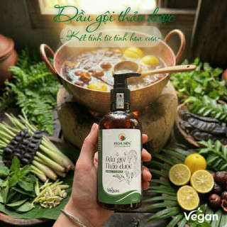 Dầu Gội Thảo Dược thiên nhiên - Hoa Nén - Vegan - Sạch da đầu, tr.ị gàu, dưỡng tóc chắc khoẻ - 300ml