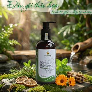 Dầu Gội Thảo Dược - Hoa Nén - Vegan - Sạch da đầu, tr.ị gàu, dưỡng tóc chắc khoẻ - Bản mini 50ml