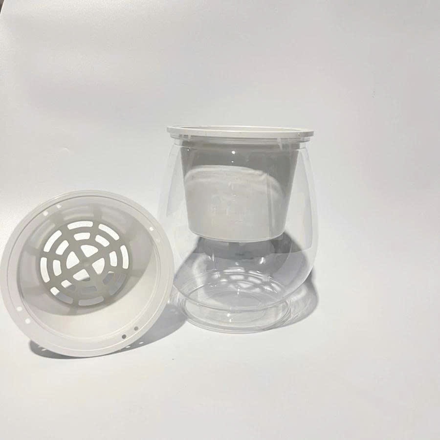 Chậu trồng cây thuỷ sinh size to 8150/9150, chậu tự tưới thông minh, bể cá mini để bàn