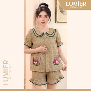 {BIG SIZE} Bộ Đồ Ngủ Nữ Pijama ChooCho.Store Cổ Sen Chất Đũi Hàn Siêu Xinh Nhiều Họa Tiết Dễ Thương_MB02