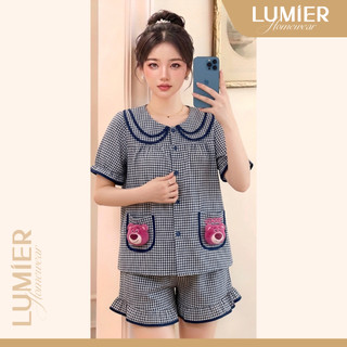{BIG SIZE} Bộ Đồ Ngủ Nữ Pijama ChooCho.Store Cổ Sen Chất Đũi Hàn Siêu Xinh Nhiều Họa Tiết Dễ Thương_MB02