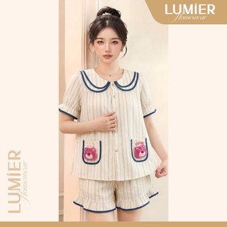 {BIG SIZE} Bộ Đồ Ngủ Nữ Pijama ChooCho.Store Cổ Sen Chất Đũi Hàn Siêu Xinh Nhiều Họa Tiết Dễ Thương_MB02