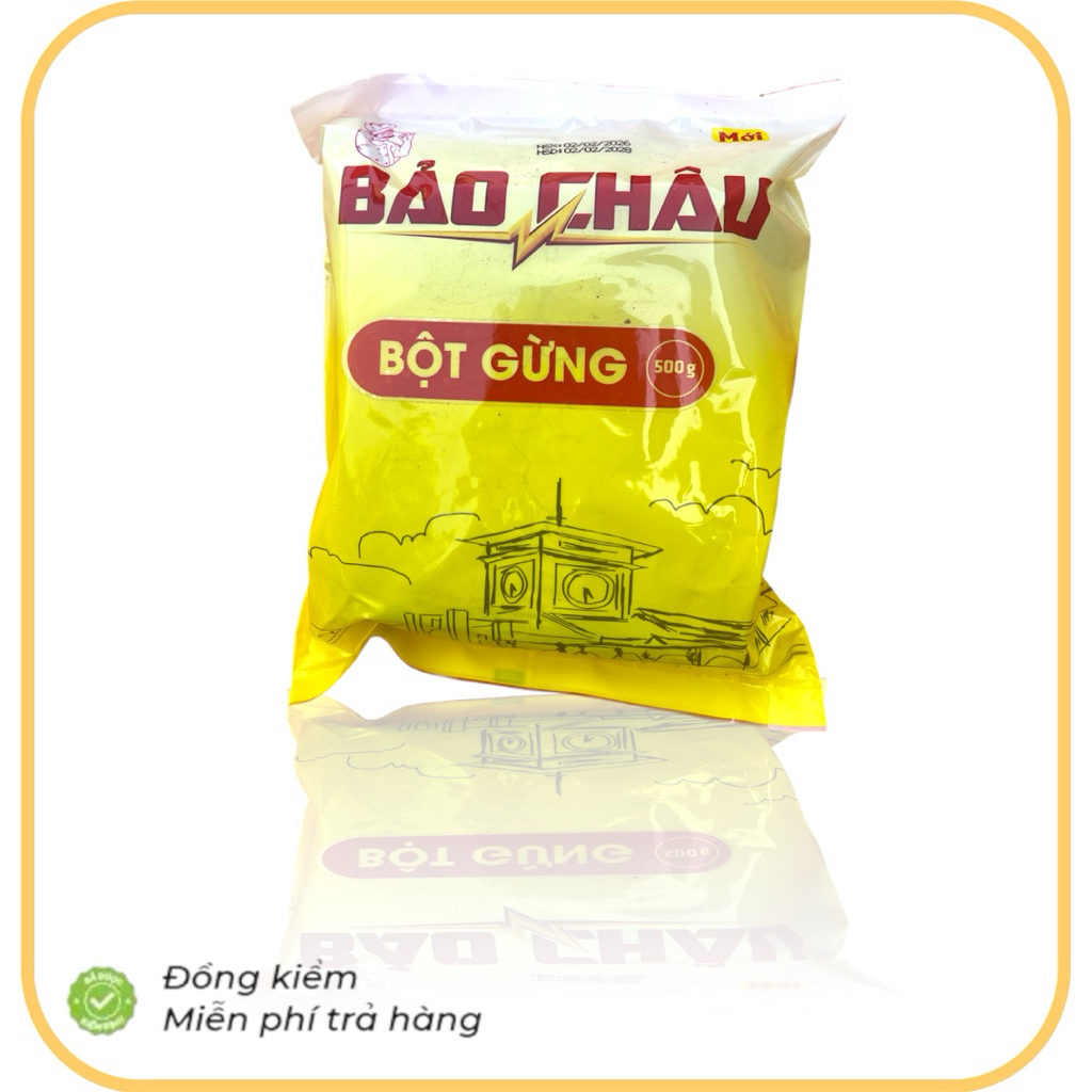 ✨ 5 gói(500gr/gói) BỘT GỪNG BẢO CHÂU – BÍ QUYẾT CHO CĂN BẾP ẤM ÁM VÀ TRÒN VỊ ✨