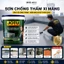 Sơn chống thấm xi măng 5 Lít- 18 Lít [tặng kèm chổi]- sơn chống thấm các mặt phẳng khe hở lớn, chống thấm mọi bề mặt
