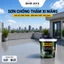 Sơn chống thấm xi măng 5 Lít- 18 Lít [tặng kèm chổi]- sơn chống thấm các mặt phẳng khe hở lớn, chống thấm mọi bề mặt