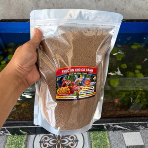 Thức ăn cá cảnh-Thủy sinh đạm 42%(200G-500G-1KG)CÁM NỔI CHO CÁ 7 MÀU Betta / Neon / Mún / Đuôi Kiếm/Molly