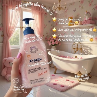 (ảnh tự chụp)Sữa tắm trẻ em XYBEIBI công thức dịu nhẹ an toàn cho làn da bé dung tích 520ml