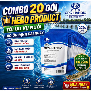 (Combo 20 gói) HANBIO 227Gam - cải thiện chất lượng nước ao nuôi