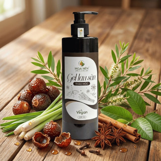 Gel Lau Sàn Thảo Mộc thiên nhiên - Hoa Nén - Vegan - Đuổi muỗi, kh.ử mùi, an toàn - 500ml