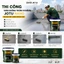 Sơn chống thấm xi măng 5 Lít- 18 Lít [tặng kèm chổi]- sơn chống thấm các mặt phẳng khe hở lớn, chống thấm mọi bề mặt
