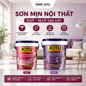 Combo sơn màu nội thất 5/18 Lít- Sơn mịn trong nhà, sơn mịn ngoài trời ,sơn nội thất màu sang trọng [Tặng kèm lu lăn]