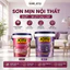 Combo sơn màu nội thất 5/18 Lít- Sơn mịn trong nhà, sơn mịn ngoài trời ,sơn nội thất màu sang trọng [Tặng kèm lu lăn]