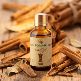Tinh dầu Quế nguyên chất - Hoa Nén - Hương nồng ấm, khử mùi tốt, đuổi kiến gián - 100ml
