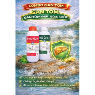 [BỘ ĐÔI GAN TÔM] HERB CURE + INNO-LIV Giúp gan tôm đẹp, bóng, khỏe - Giải Độc Tăng cường chức năng gan