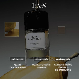 [LAN] Nước hoa Unisex Sensxsent Musk À La Poire 11 Extrait 30ml Fullbox