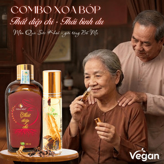 Combo xoa bóp, giảm đau đầu, say tàu xe - Hoa Nén - Thất Diệp Chi 100ml và Thái Bình Du 10ml