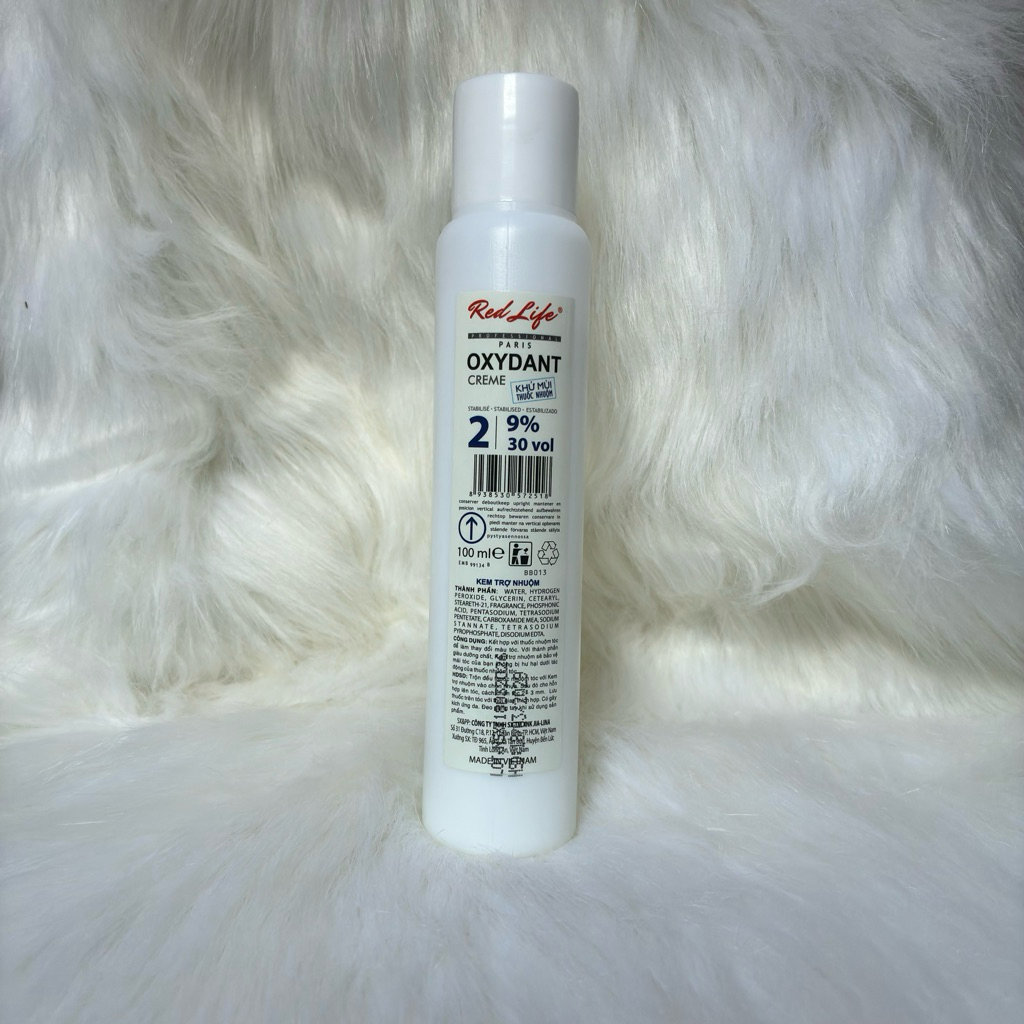 Oxy Trợ Nhuộm Mini Red Life Oxydant Creme 6% 9% 12% 100ml | Kem Trợ Nhuộm Tóc Chuẩn Salon Tại Nh